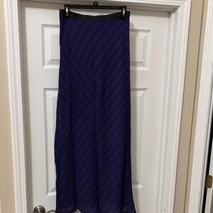 Daytrip Purple Eyelet Maxi Skirt